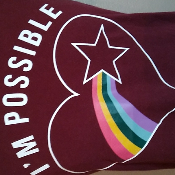 Old Navy, Girls Maroon XL, Short Sleeve Top - Picture 5 of 11